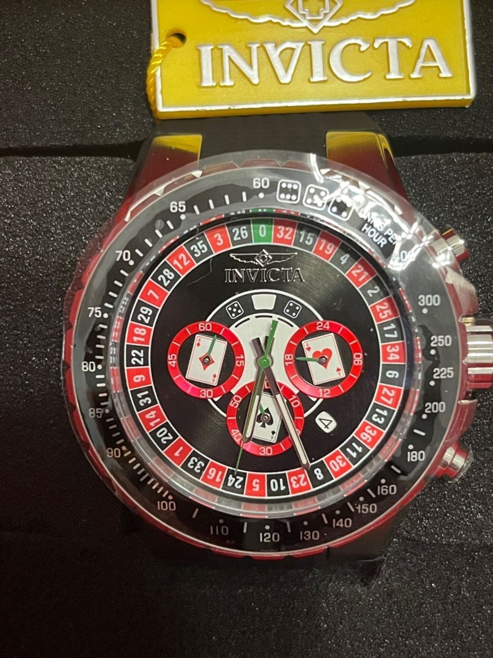 Invicta Aviator Monte Carlo Men's 50mm Chronograph Roulette Casino Watch 49850